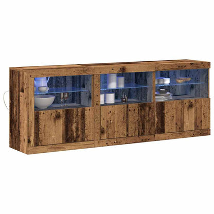 Madia LED Legno vecchio 181 x 37 x 67 cm Legno multistrato