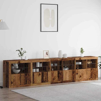 Madia LED Legno vecchio 283 x 37 x 67 cm Legno multistrato