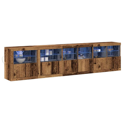 Madia LED Legno vecchio 283 x 37 x 67 cm Legno multistrato