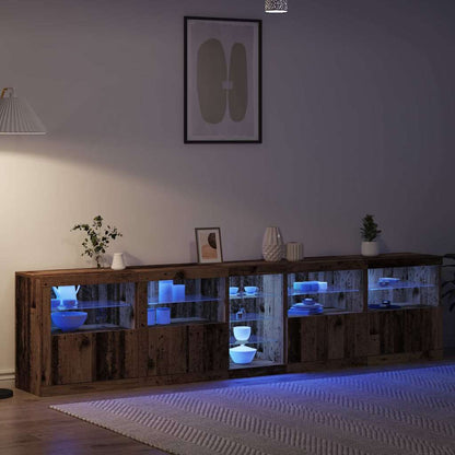 Madia LED Legno vecchio 283 x 37 x 67 cm Legno multistrato