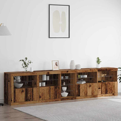 Madia LED Legno vecchio 283 x 37 x 67 cm Legno multistrato