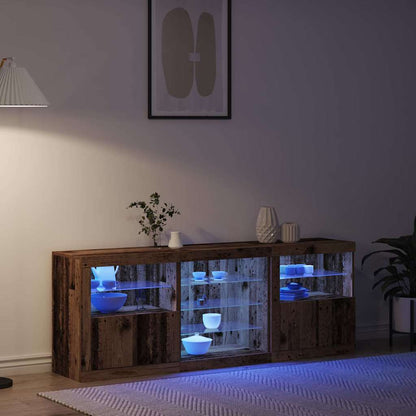 Madia LED Legno vecchio 181,5 x 37 x 67 cm Legno multistrato