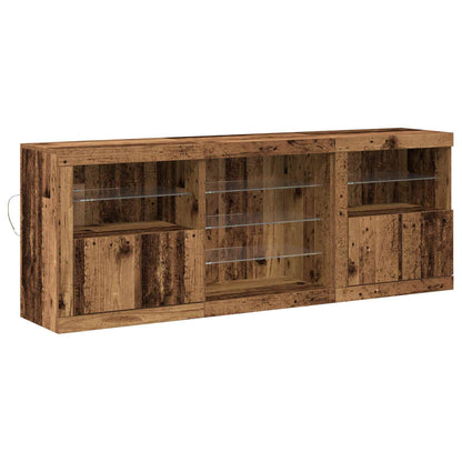 Madia LED Legno vecchio 181,5 x 37 x 67 cm Legno multistrato