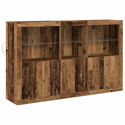 Madia LED Legno vecchio 162 x 37 x 100 cm Legno multistrato