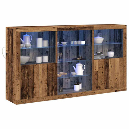 Madia LED Legno vecchio 181,5 x 37 x 100 cm Legno multistrato