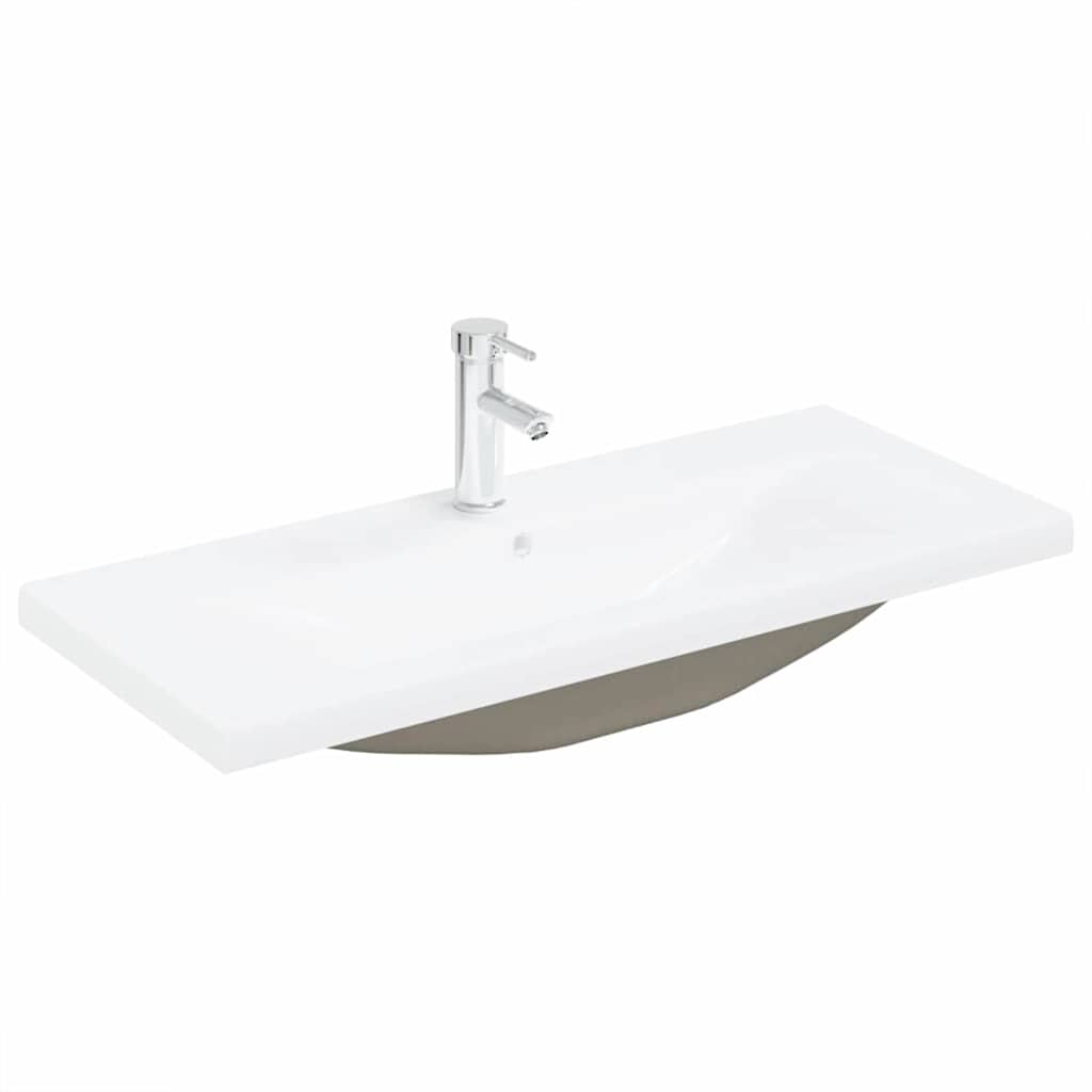 Armadio per Lavabo da Bagno con cassetto 3 pcs Rovere Nero