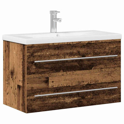 Armadio per Lavabo da Bagno Legno vecchio 80 x 38,5 x 48 cm