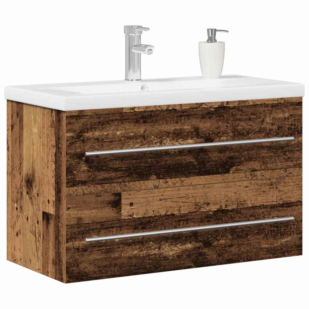 Armadio per Lavabo da Bagno Legno vecchio 80 x 38,5 x 48 cm