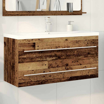 Armadio per Lavabo da Bagno 2 pcs 100 x 38,5 x 48 cm