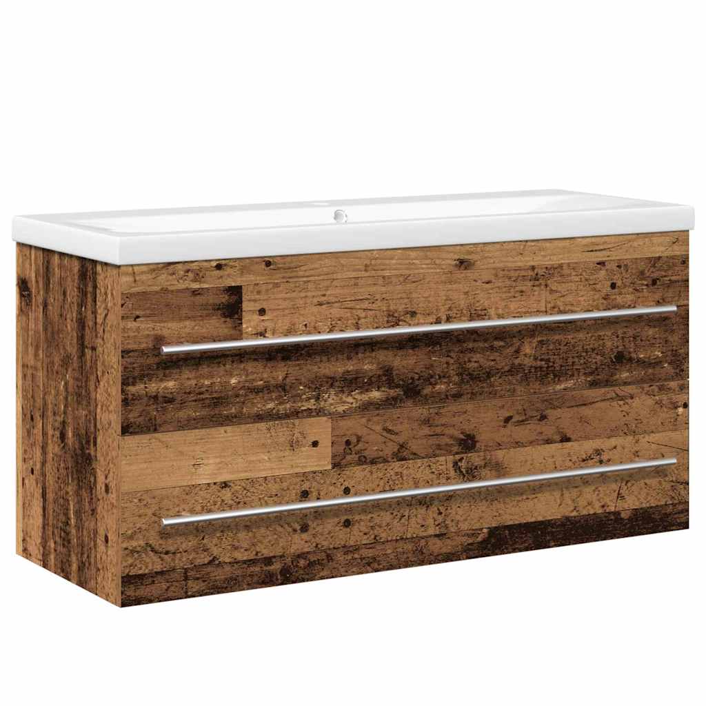 Armadio per Lavabo da Bagno 2 pcs 100 x 38,5 x 48 cm