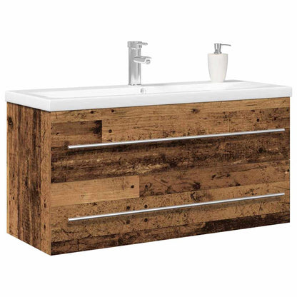 Armadio per Lavabo da Bagno 2 pcs 100 x 38,5 x 48 cm