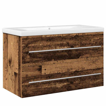 Armadio per Lavabo da Bagno 2 pcs 80 x 38,5 x 48 cm