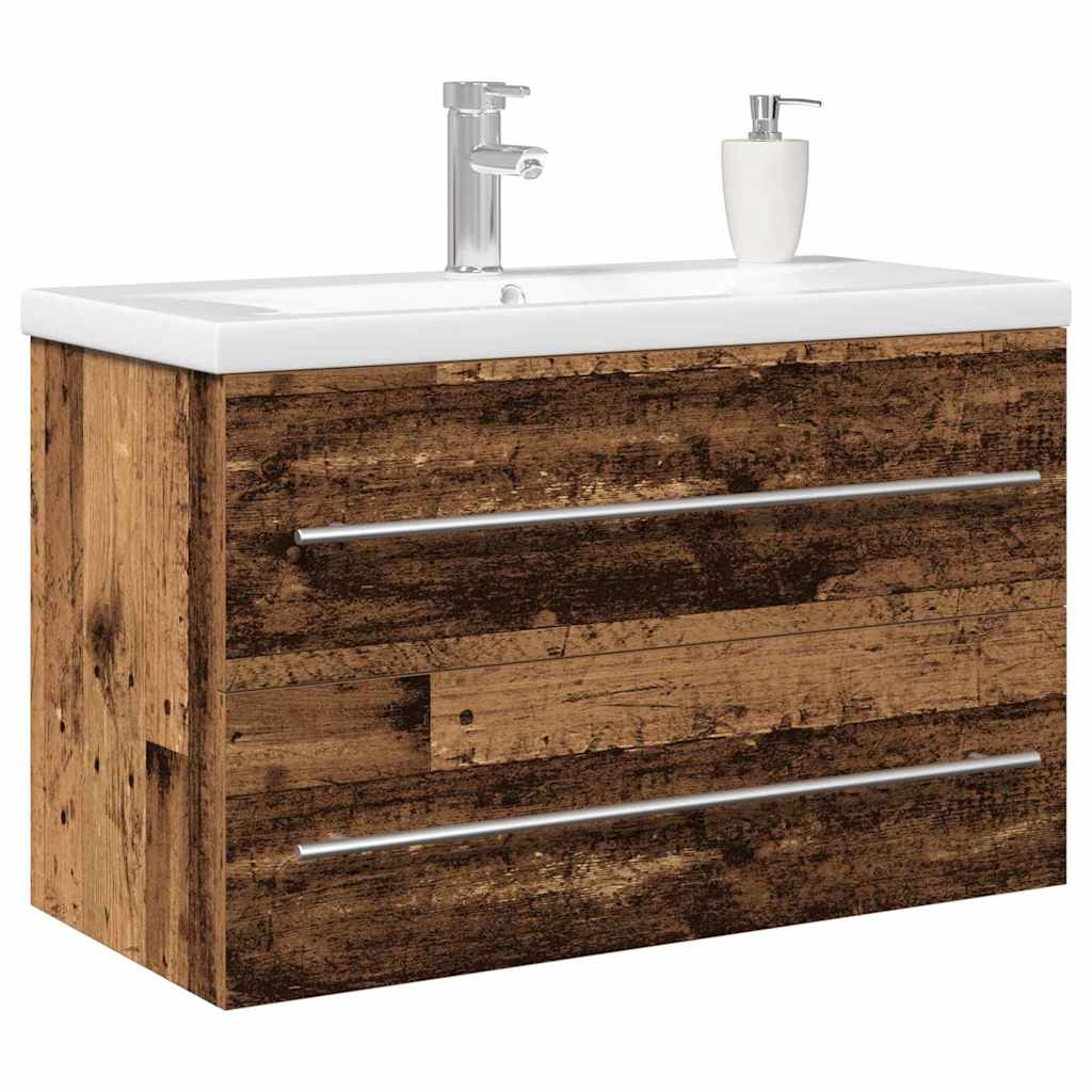Armadio per Lavabo da Bagno 2 pcs 80 x 38,5 x 48 cm