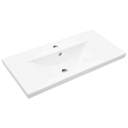 Mobile da Bagno Rovere Nero 80 x 38,5 x 46 cm Legno multistrato