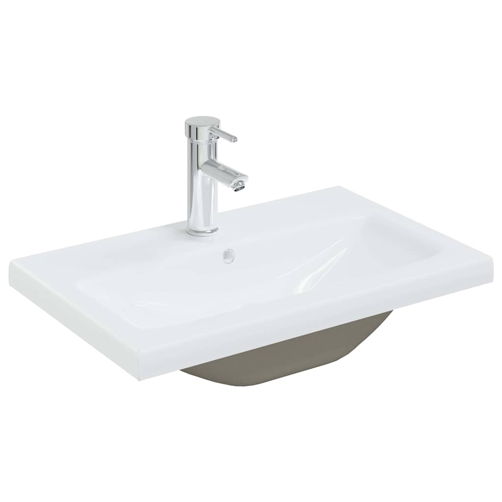 Armadio per Lavabo da Bagno Rovere Nero 80 x 39 x 62 cm