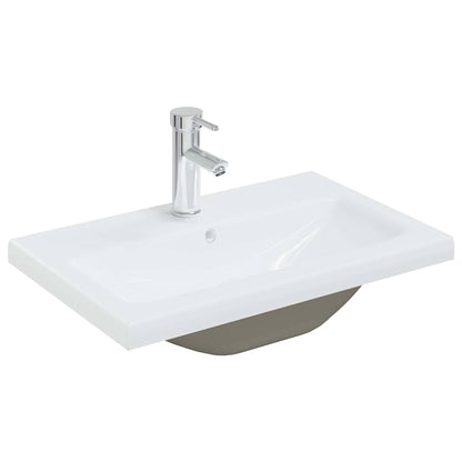 Armadio per Lavabo da Bagno Rovere Nero 80 x 39 x 62 cm