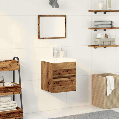 Armadio per Lavabo da Bagno Rovere Nero 80 x 39 x 62 cm