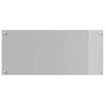 Schienale da cucina Grigio chiaro 90 x 40 cm vetro temperato