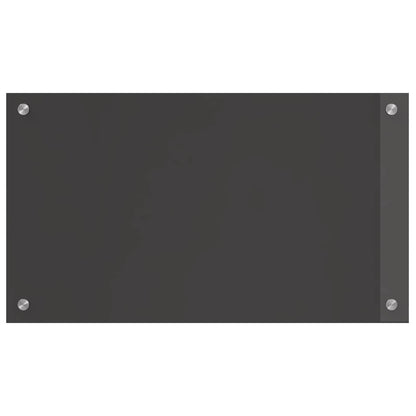 Schienale da cucina Grigio scuro 70 x 40 cm vetro temperato