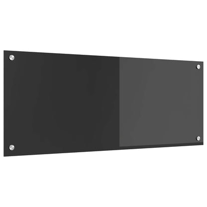 Schienale da cucina Grigio scuro 100 x 40 cm vetro temperato