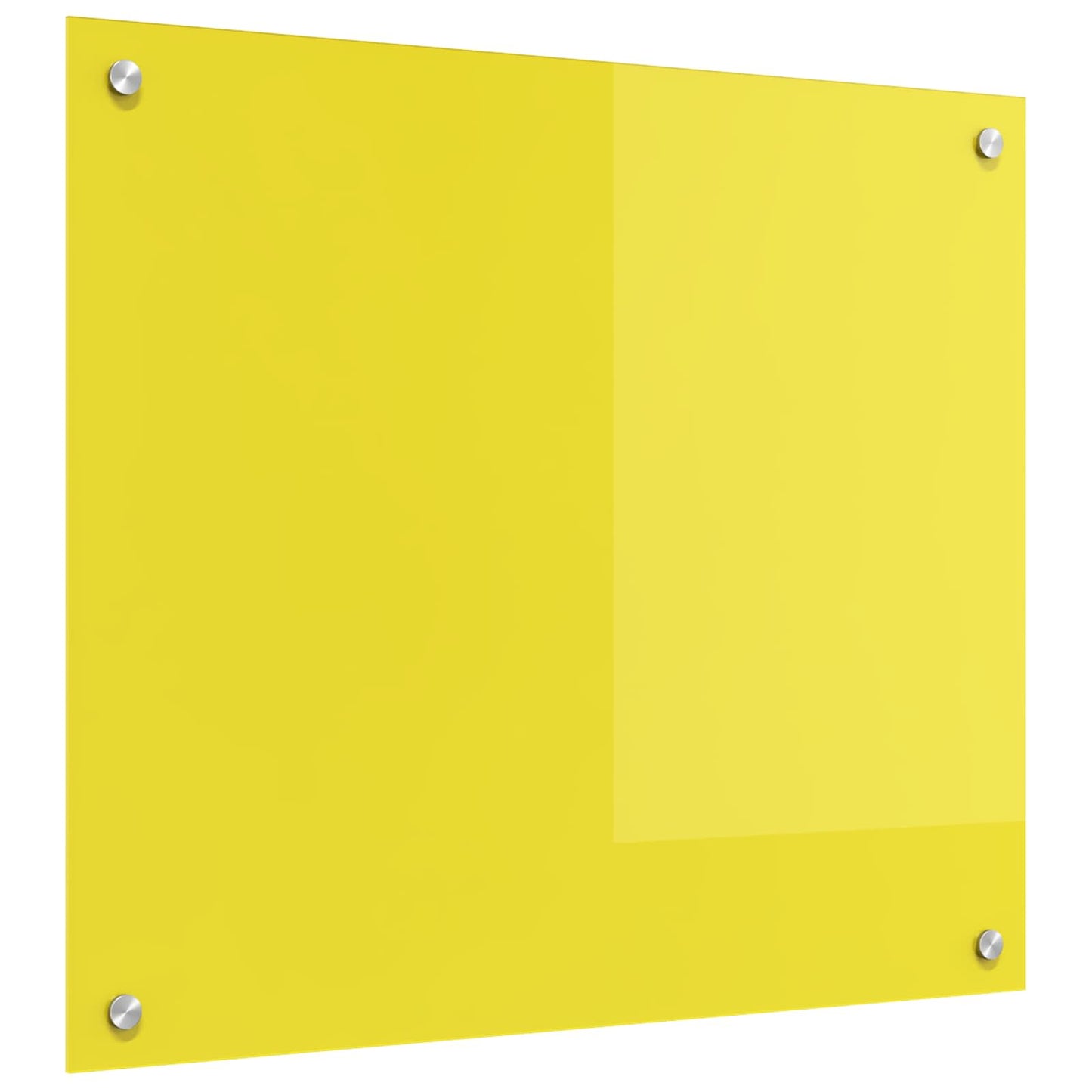 Schienale da cucina Giallo 70 x 60 cm vetro temperato