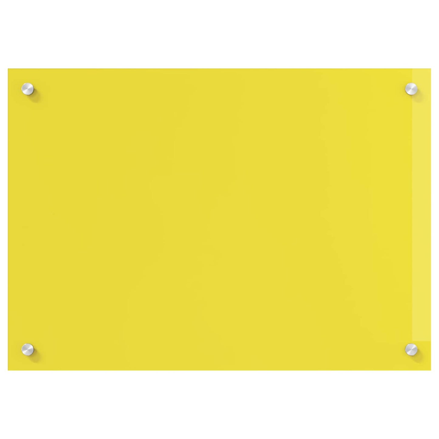 Schienale da cucina Giallo 70 x 60 cm vetro temperato