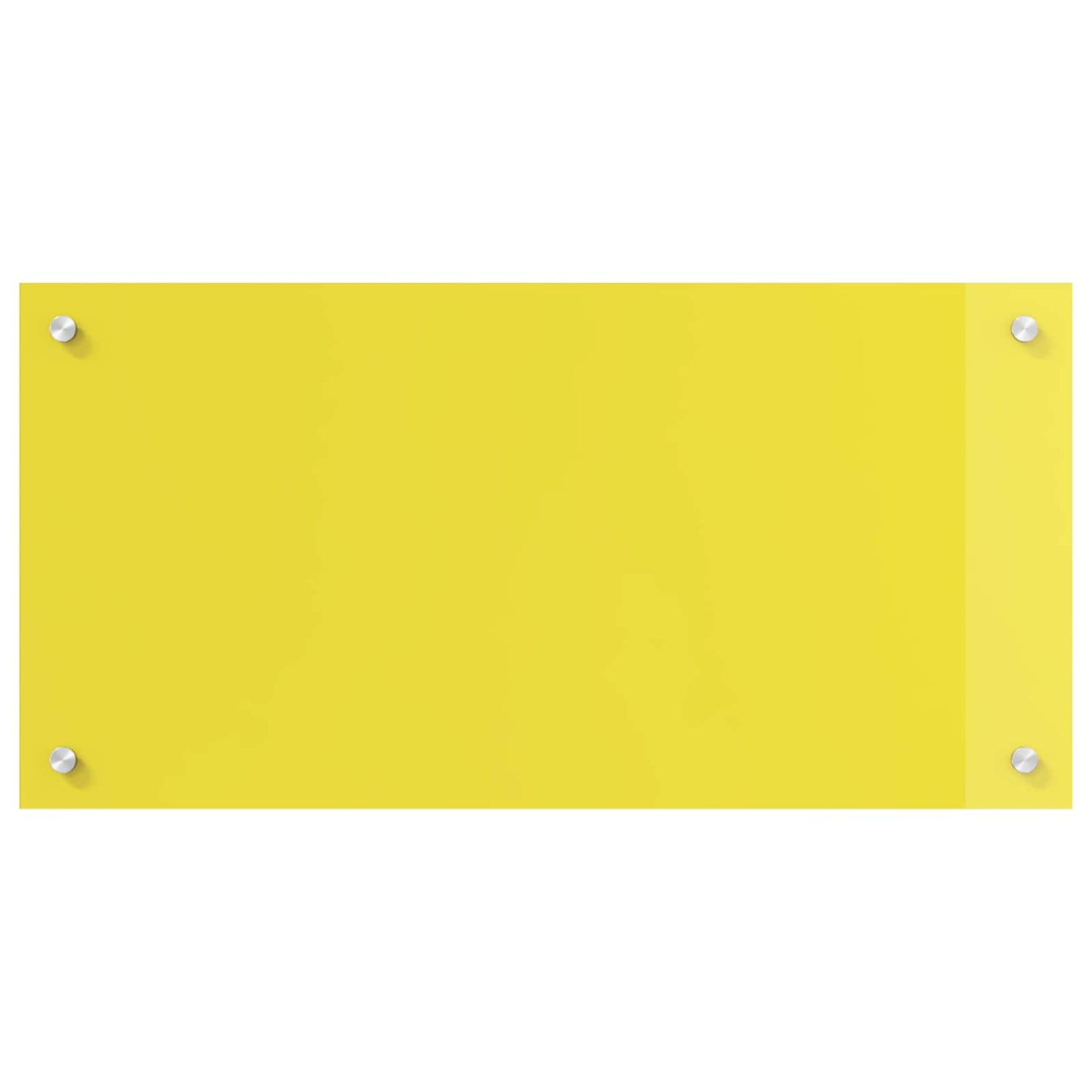 Schienale da cucina Giallo 80 x 40 cm vetro temperato