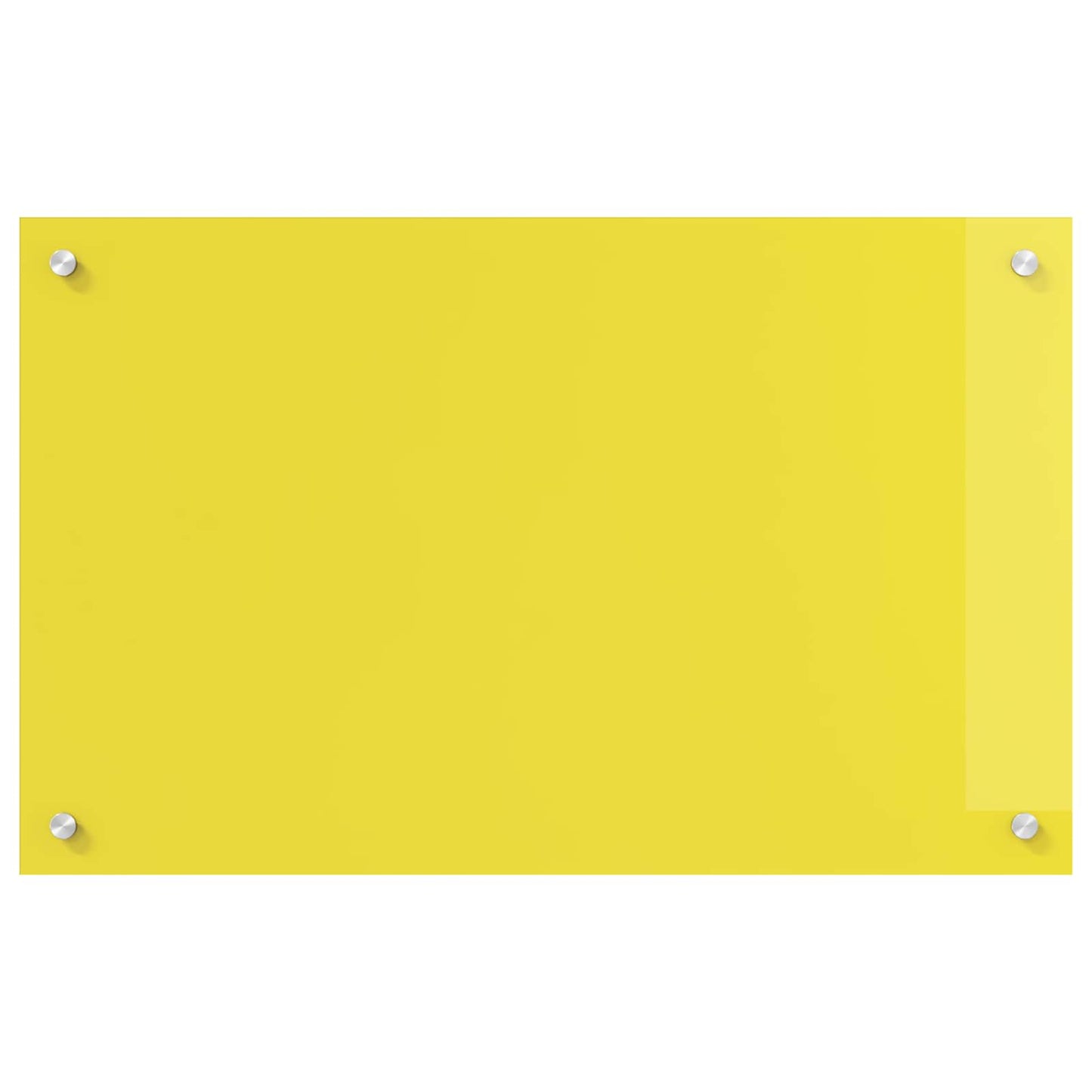 Schienale da cucina Giallo 80 x 50 cm vetro temperato