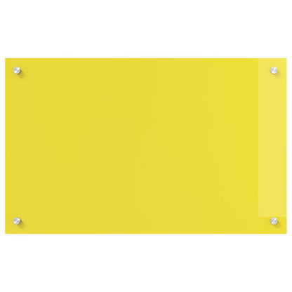 Schienale da cucina Giallo 80 x 50 cm vetro temperato