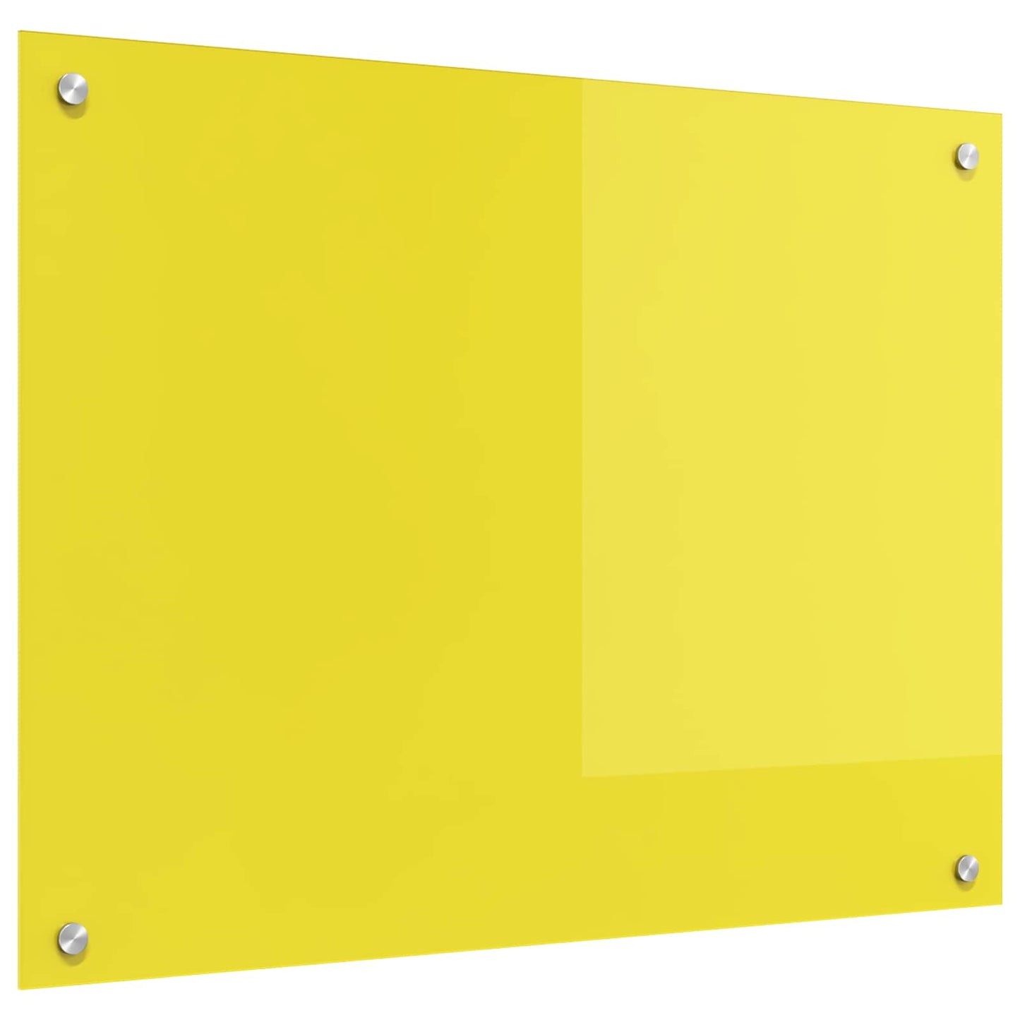Schienale da cucina Giallo 80 x 60 cm vetro temperato