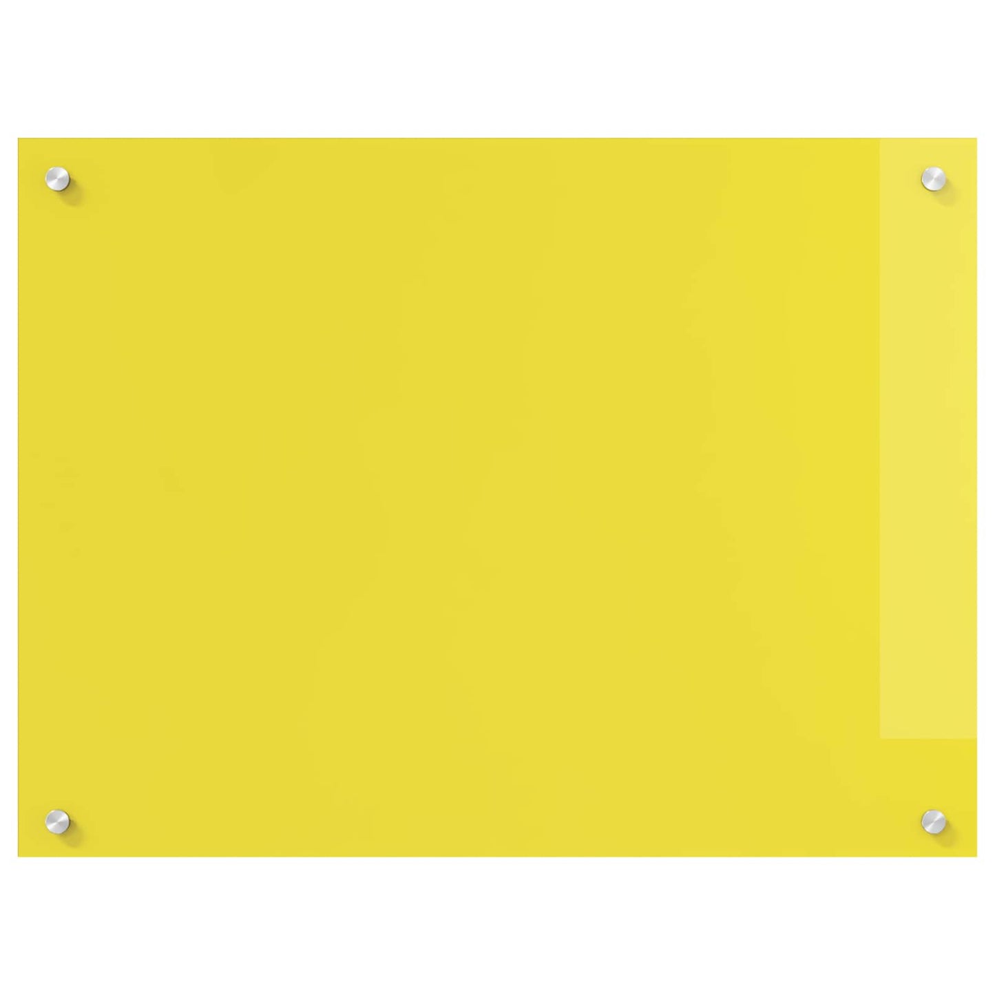 Schienale da cucina Giallo 80 x 60 cm vetro temperato