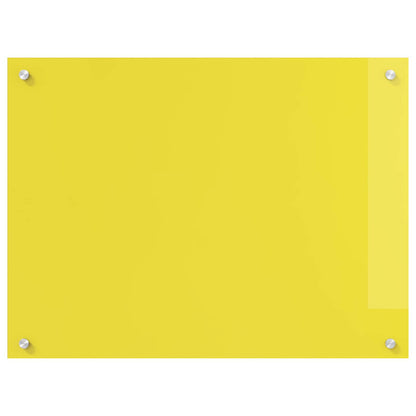 Schienale da cucina Giallo 80 x 60 cm vetro temperato