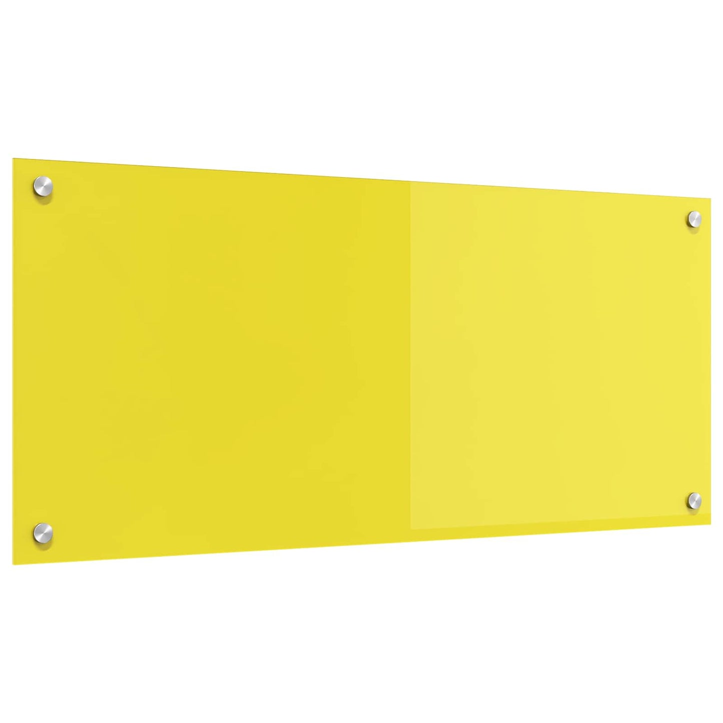 Schienale da cucina Giallo 90 x 40 cm vetro temperato