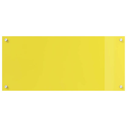 Schienale da cucina Giallo 90 x 40 cm vetro temperato