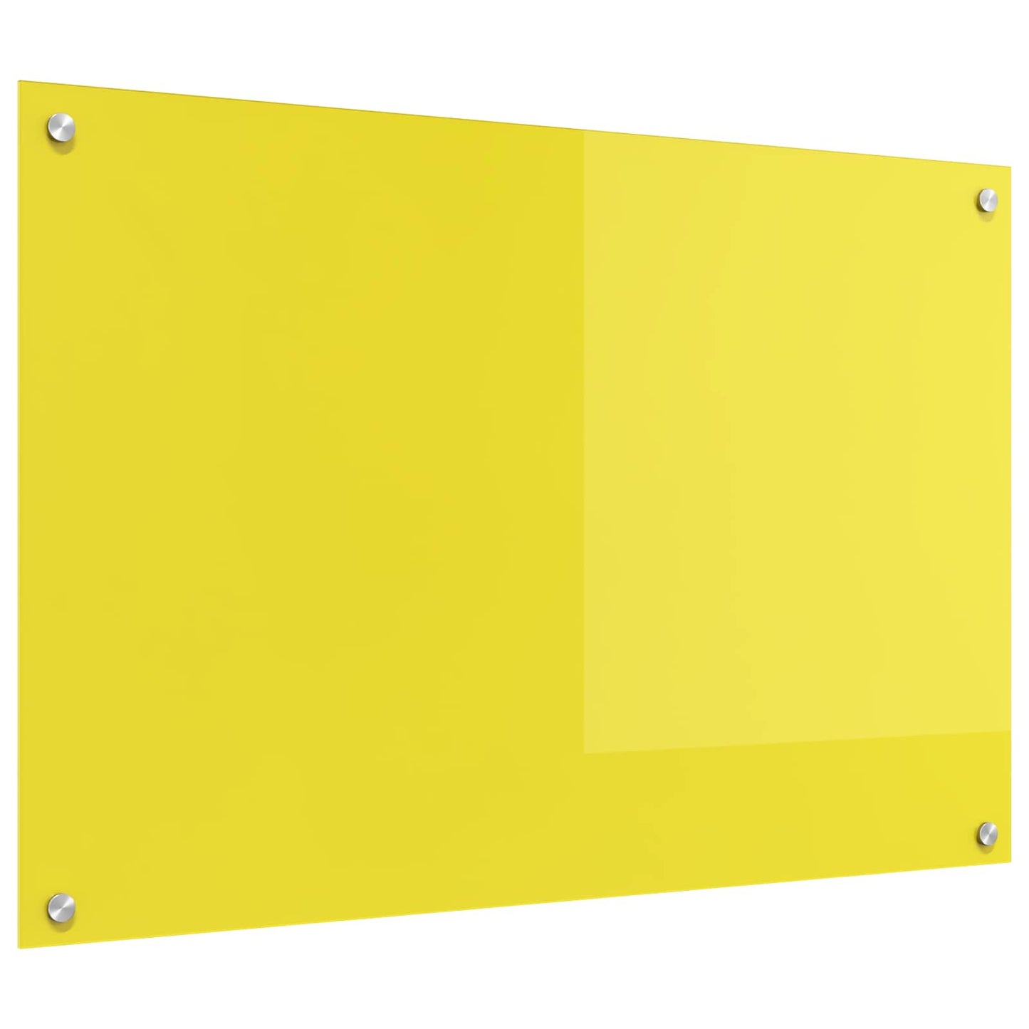 Schienale da cucina Giallo 90 x 60 cm vetro temperato