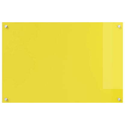 Schienale da cucina Giallo 90 x 60 cm vetro temperato