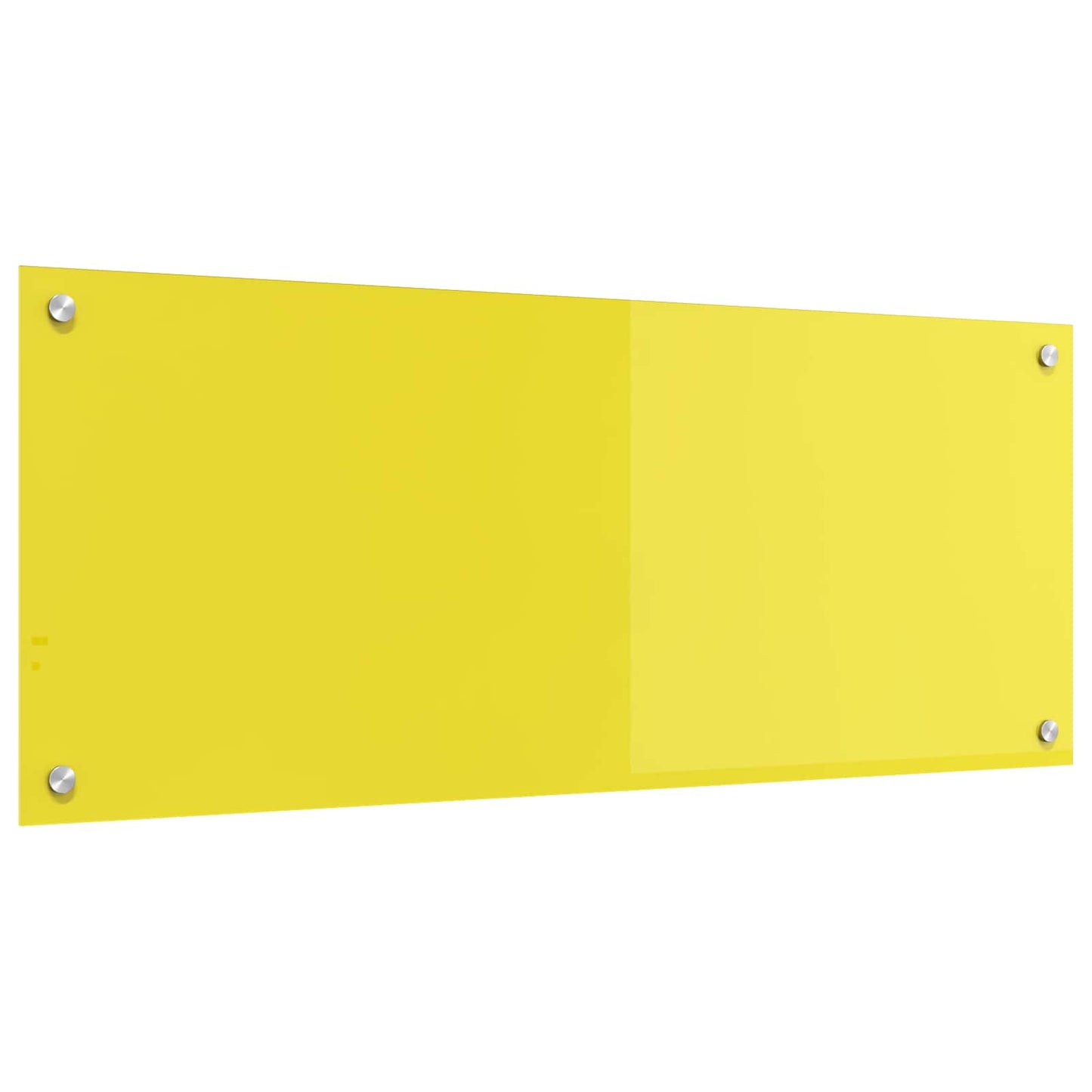 Schienale da cucina Giallo 100 x 40 cm vetro temperato