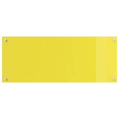 Schienale da cucina Giallo 100 x 40 cm vetro temperato