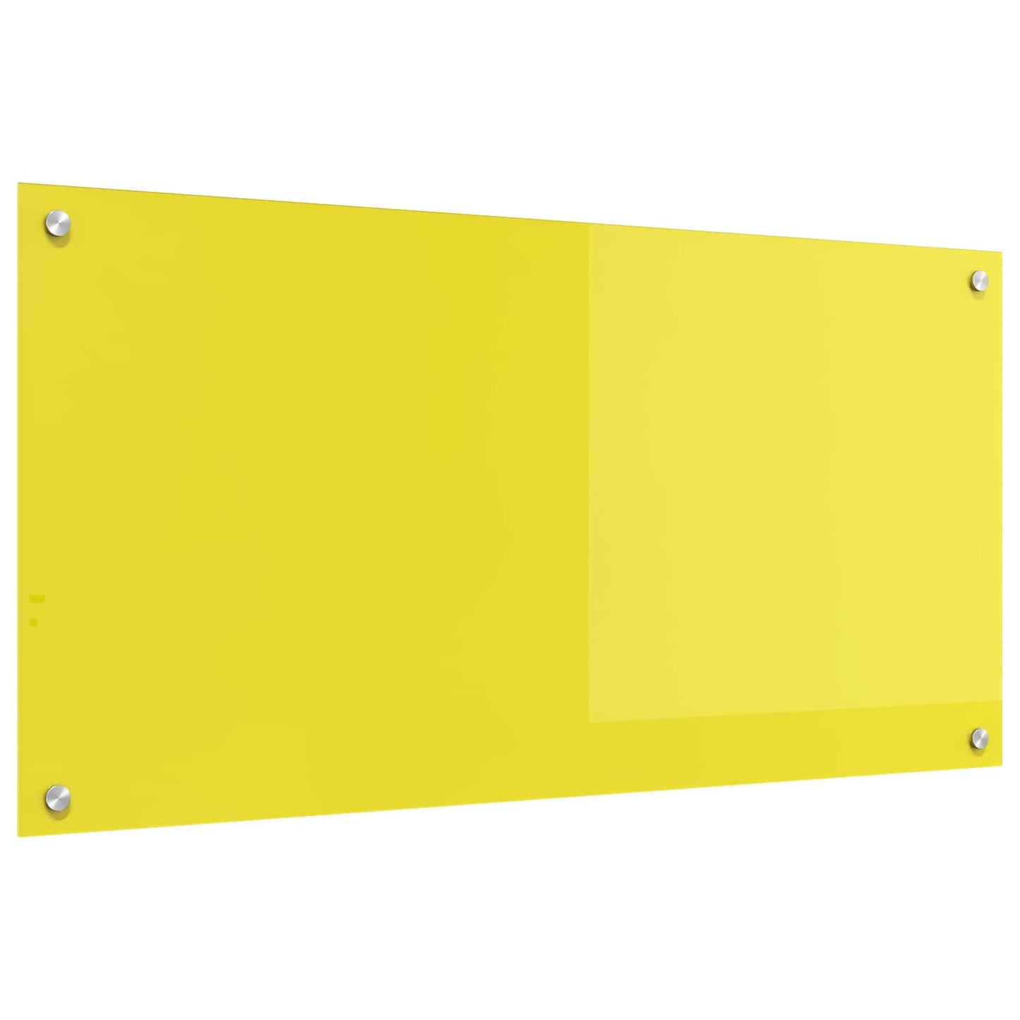Schienale da cucina Giallo 100 x 50 cm vetro temperato