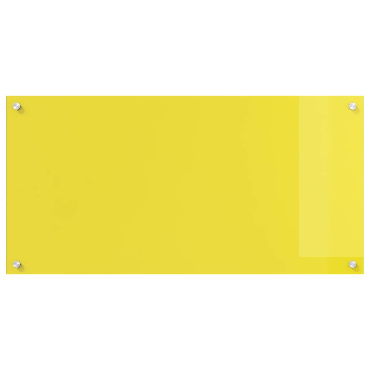 Schienale da cucina Giallo 100 x 50 cm vetro temperato