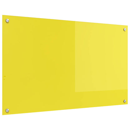 Schienale da cucina Giallo 100 x 60 cm vetro temperato