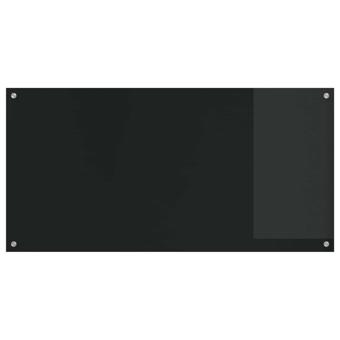 Schienale da cucina Nero 120 x 60 cm vetro temperato