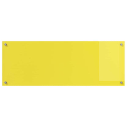 Schienale da cucina Giallo 110 x 40 cm vetro temperato