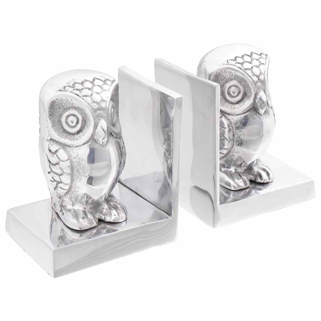 Fermalibri 2 pcs Argento 7 x 9 x 11 cm Alluminio