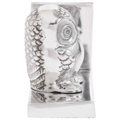 Fermalibri 2 pcs Argento 7 x 9 x 11 cm Alluminio