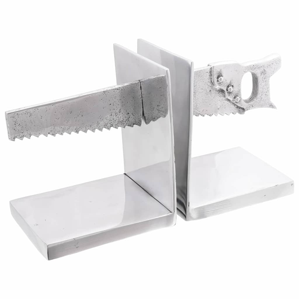 Fermalibri 2 pcs Argento 11 x 14 x 17,5 cm Alluminio