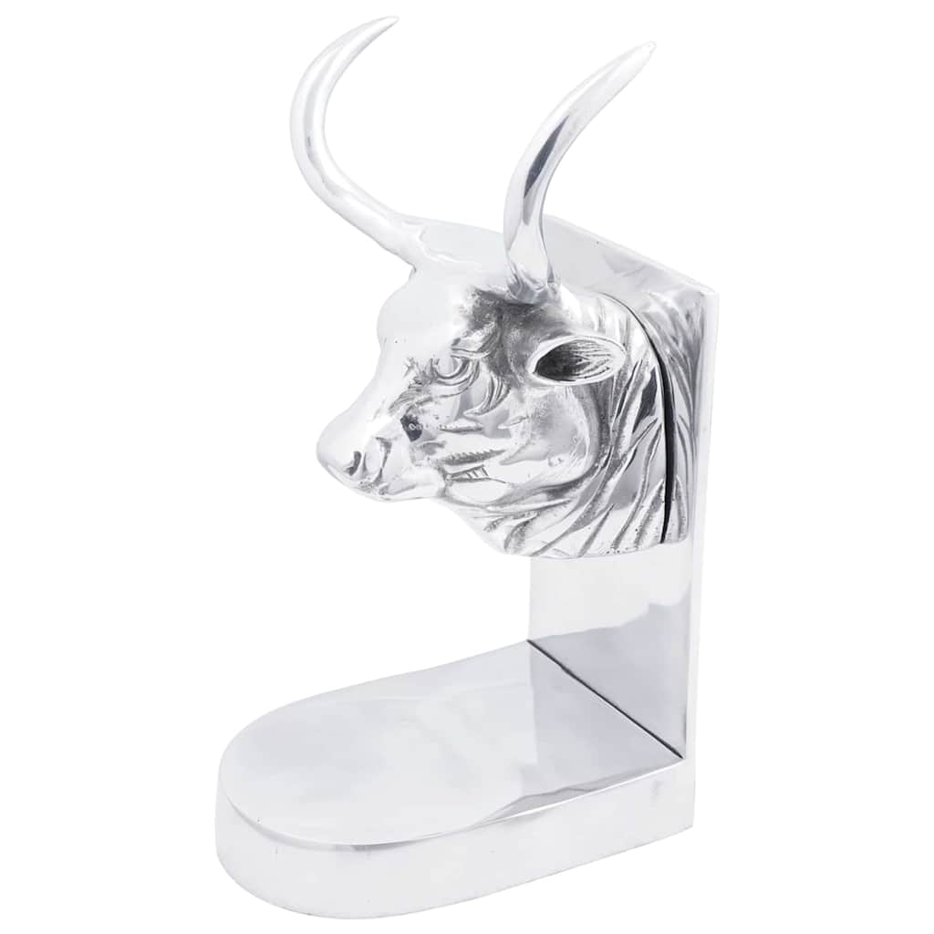 Fermalibri 2 pcs Argento 17 x 15 x 27 cm Alluminio