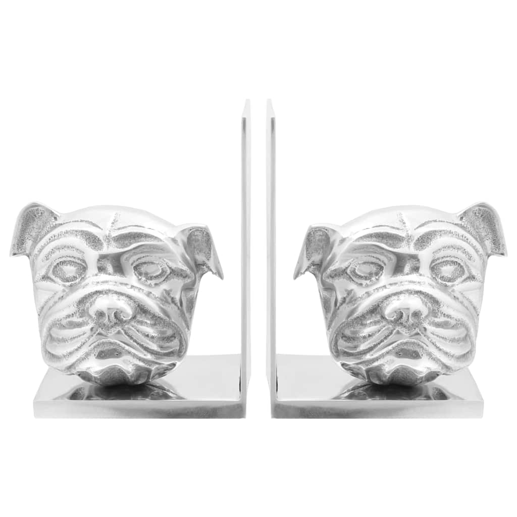 Fermalibri 2 pcs Argento 8 x 12 x 16,5 cm Alluminio