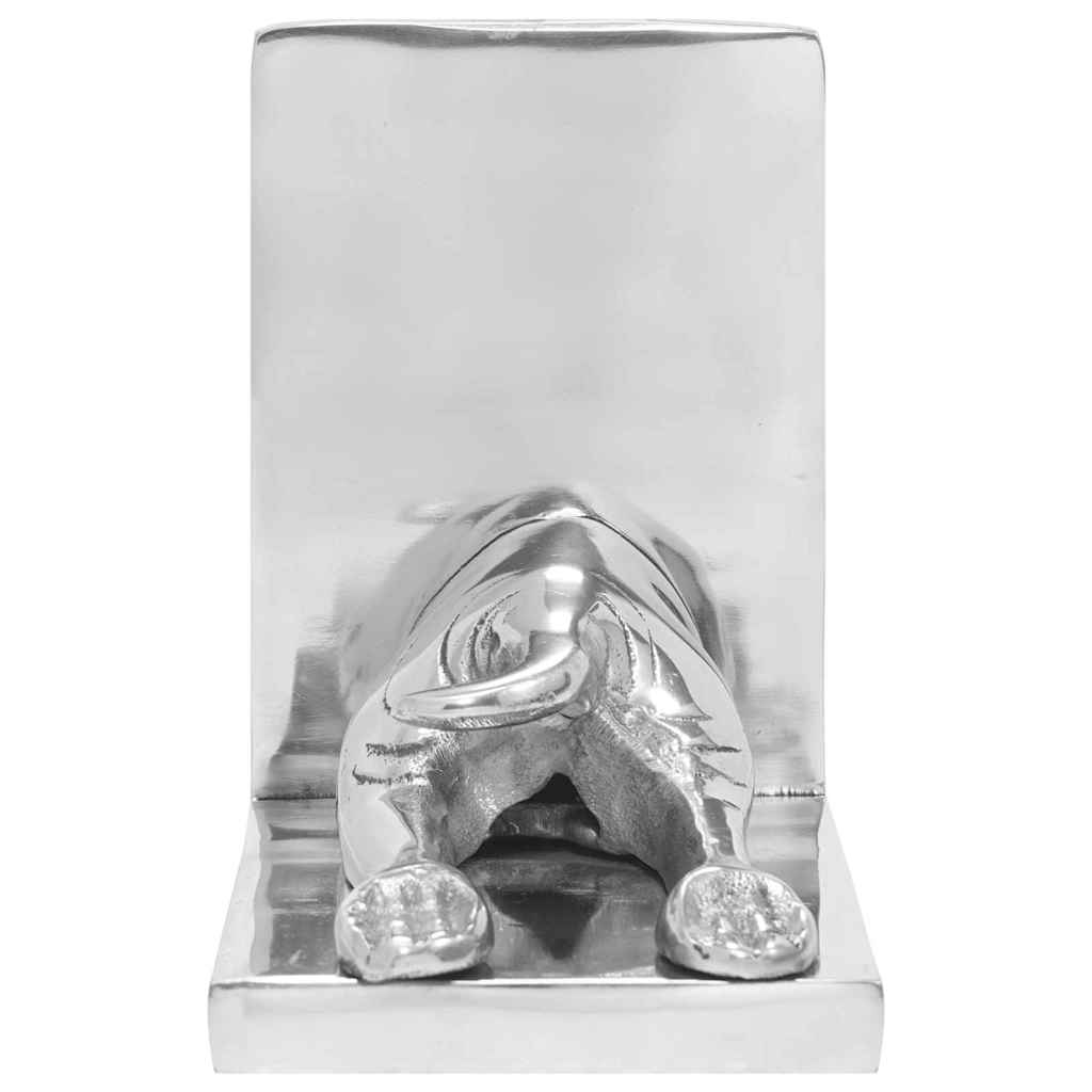 Fermalibri 2 pcs Argento 12 x 15 x 18 cm Alluminio