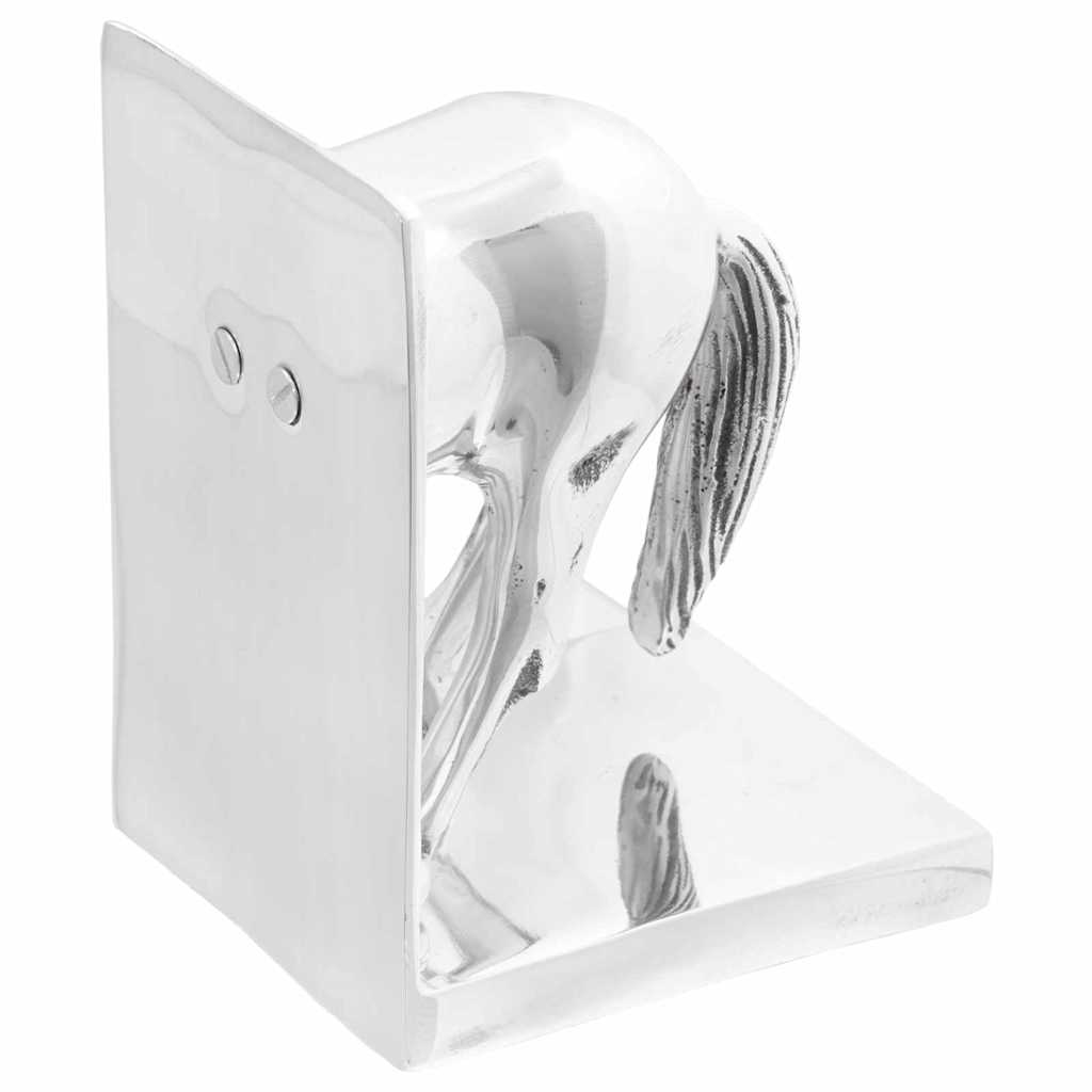 Fermalibri 2 pcs Argento 11 x 14 x 25 cm Alluminio